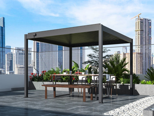 Pergola STYLISH PRO+: Tetto Motorizzato e Illuminazione LED per il Giardino in Friuli Venezia Giulia e Veneto