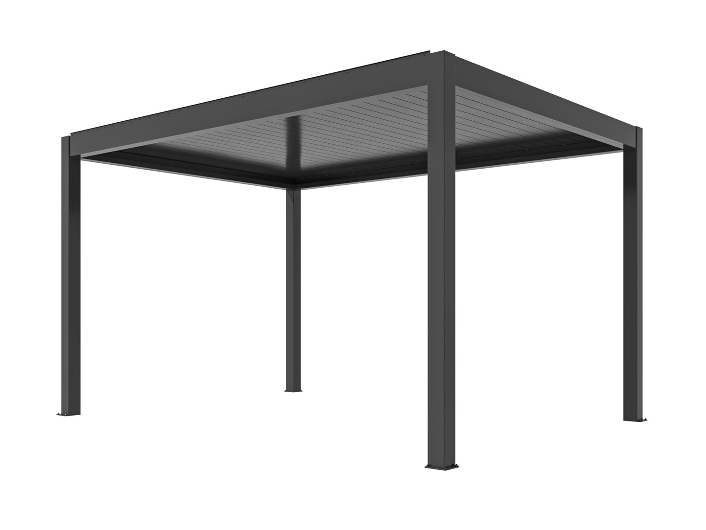 Pergola DELUXE PRO+ 3x4m Motorizzata Led Autoportante Antracite
