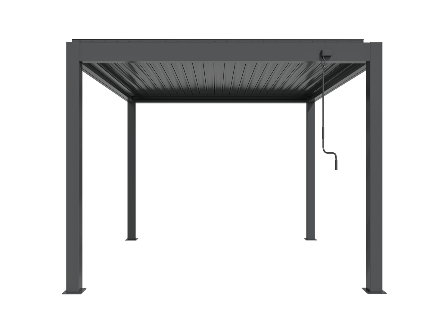 Pergola STYLISH PRO+ 3x3m Manuale Autoportante Antracite