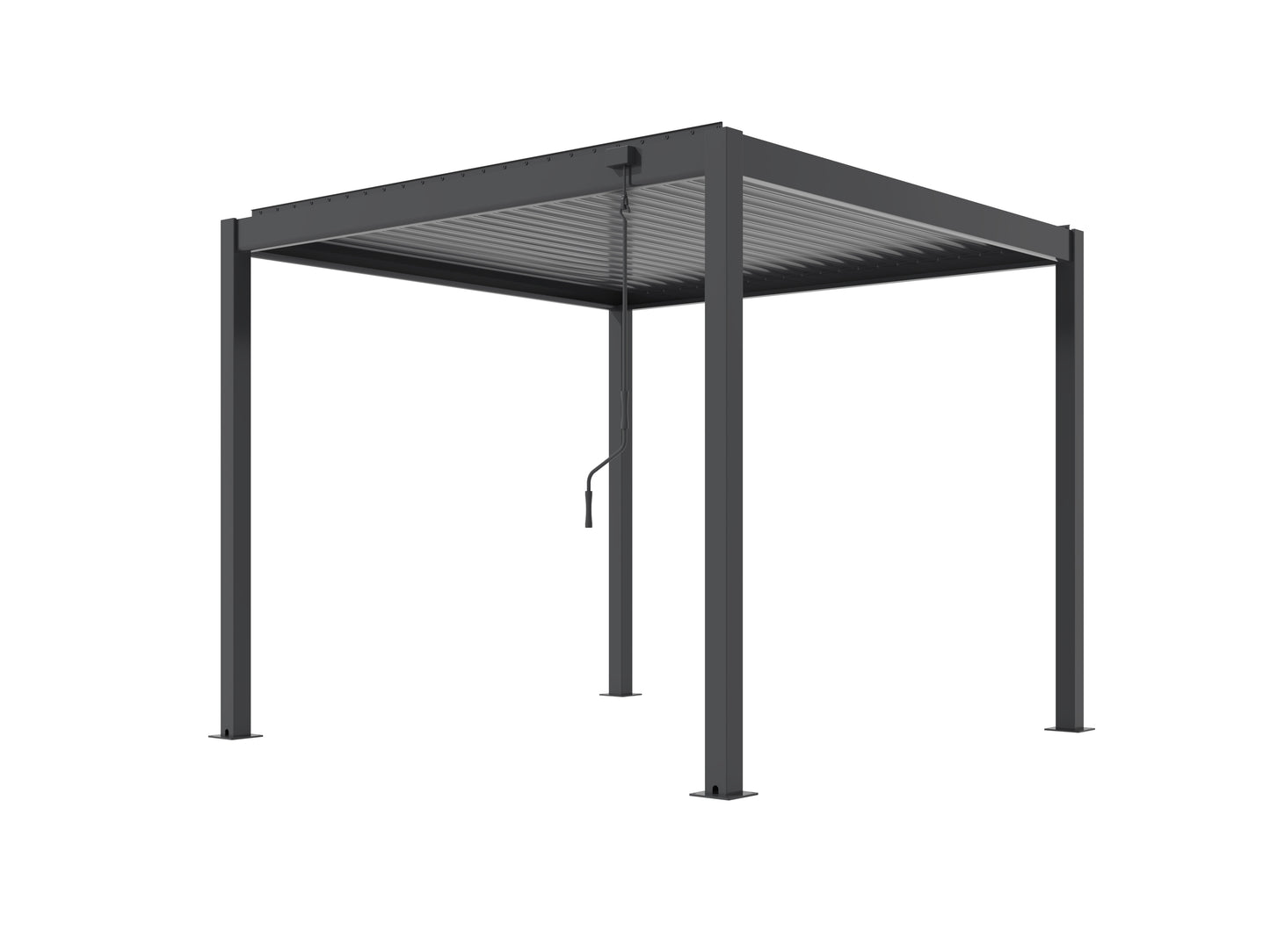 Pergola STYLISH PRO+ 3x3m Manuale Autoportante Antracite