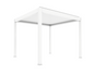 Pergola DELUXE PRO+ 3x3m Motorizzata Led Autoportante Bianca