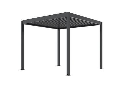 Pergola STYLISH PRO+ 3x3m Motorizzata Led Autoportante Antracite